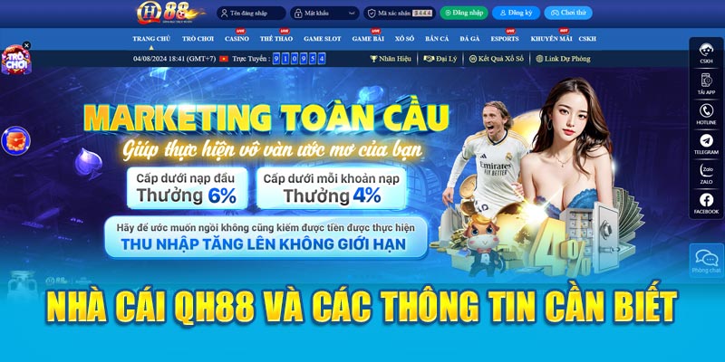 Tại sao chọn QH88? Ưu điểm lớn nhất của nhà cái