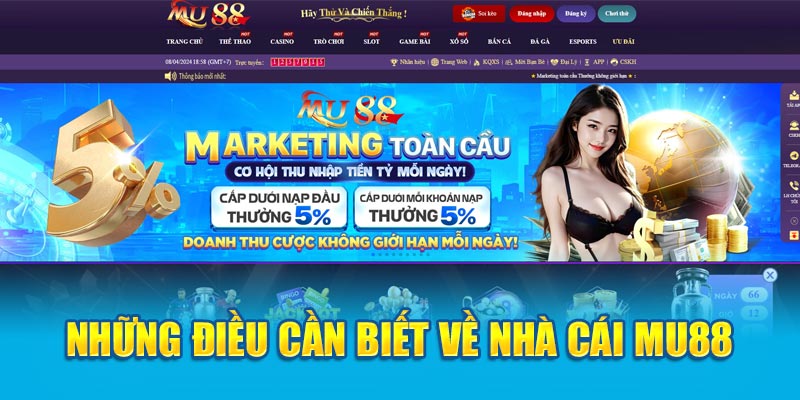 Các thành tựu đáng chú ý của nhà cái Mu88