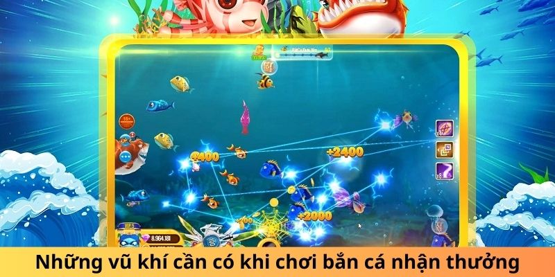 Sự xuất hiện của các loại trang bị trong game bắn cá đổi thưởng