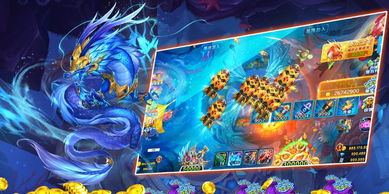 Phòng game đa dạng và kịch tính trong Thần Rồng bắn cá